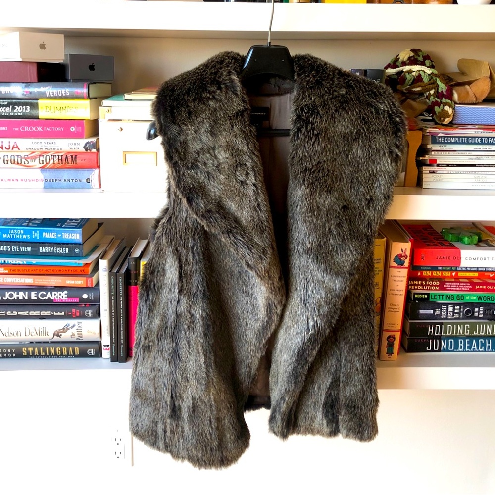 Club Monaco Faux Fur Vest